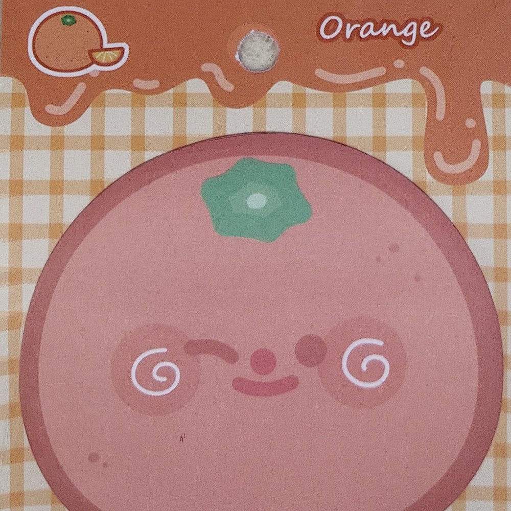Kawaii Orange-kun sticky notes memo pad